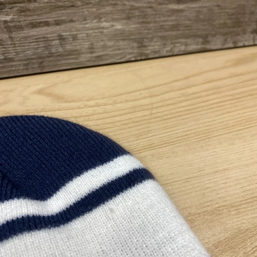 Michigan Hockey Hat Cap Beanie Blue White Nike Wolverines NCAA College Winter